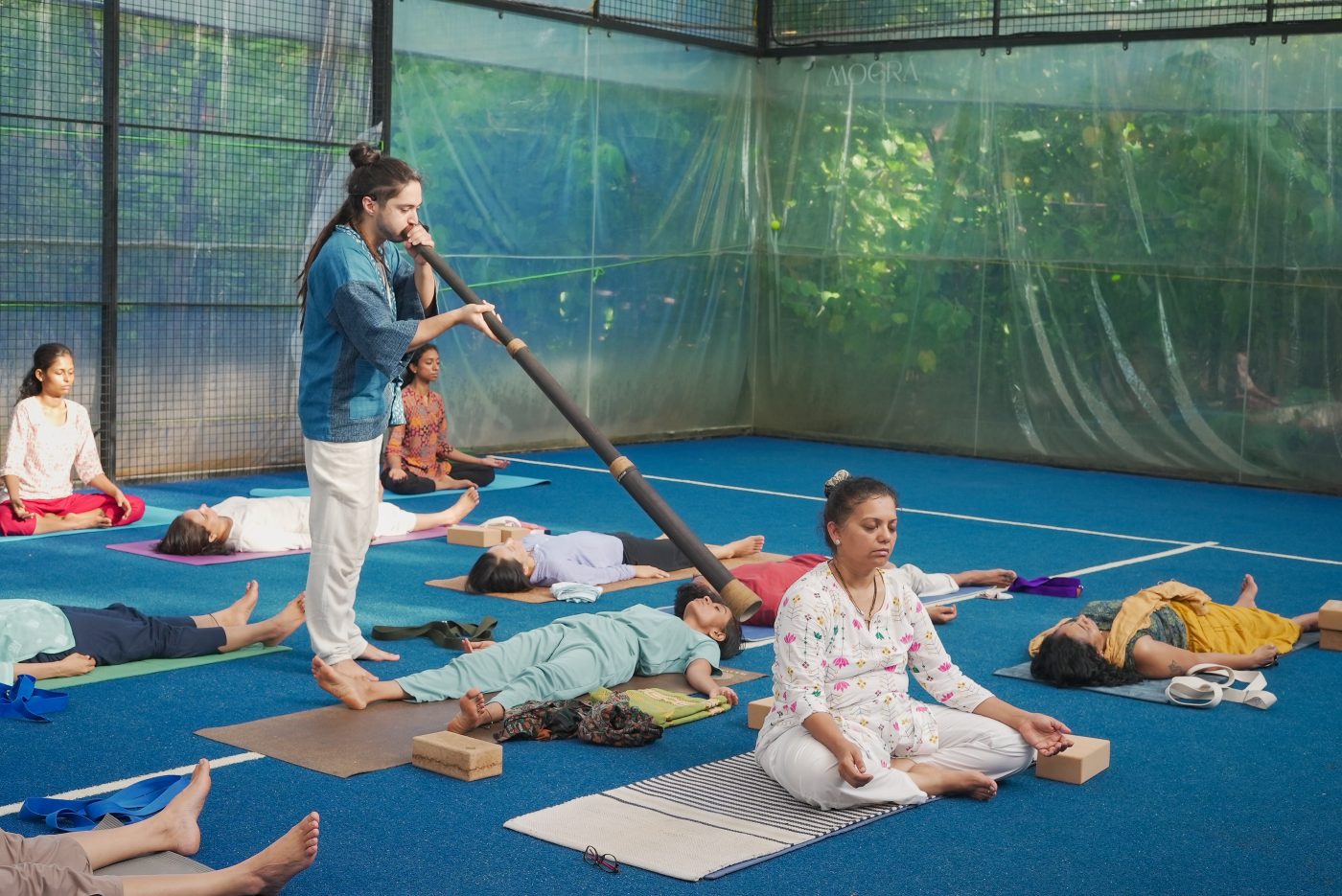Sound healing ceremony